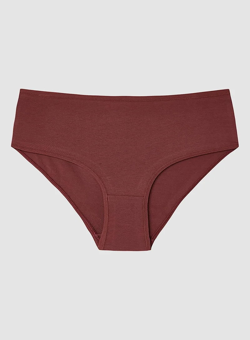 Penti Multicolour Penti Multicolour Leopard Patterned Crispy Leo 3-pack High Waist Panties Briefs for Women | Best Price UAE